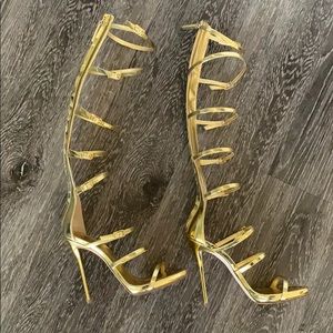 Giuseppe Zanotti leather 'Super Harmony' sandals